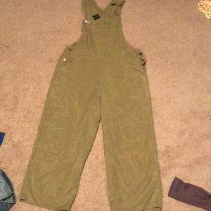 Green overalls